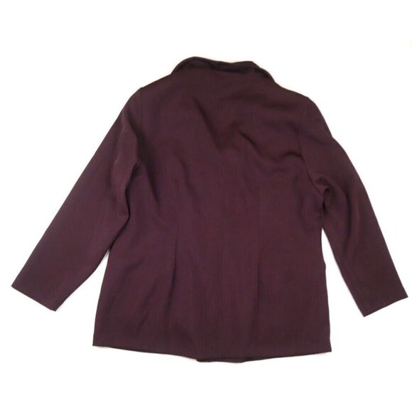 ASHLEY STEWART - WOMEN'S PURPLE BLAZER SUIT JACKET - SIZE 16 - Picture 5 of 5